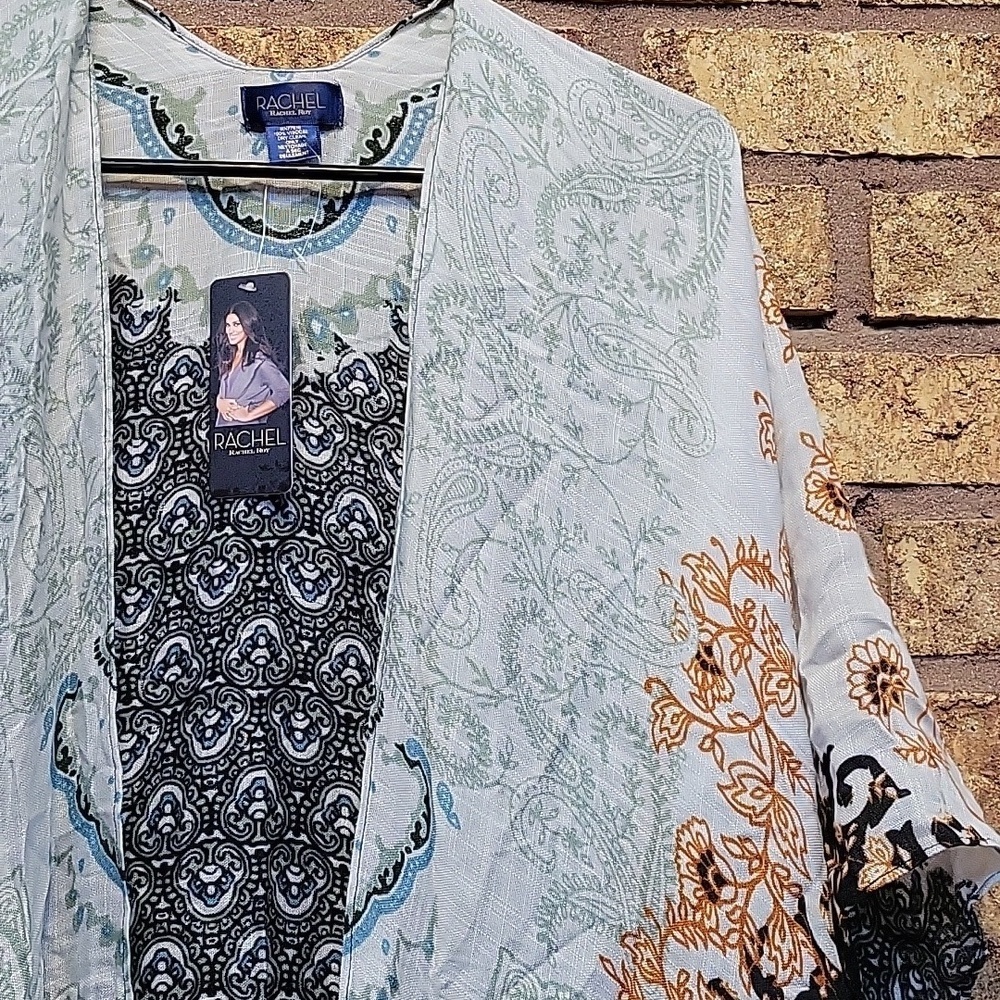 RACHEL Rachel Roy Floral Kimono One Size Nwt - Picture 4 of 10
